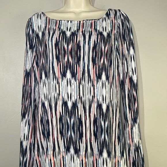 Tart Ikat Print Long Sleeve Dress Size Medium - Picture 4 of 8
